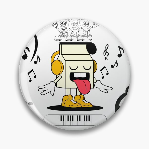 Item preview, Music is My Mood - Cutee Funny Music Lover Cartoon Art For Headphone lovers designed and sold by zutagr.
