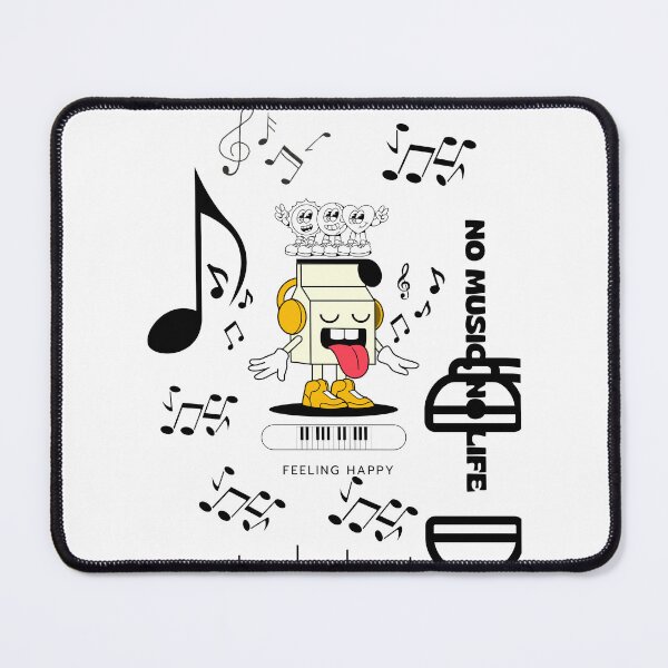 Item preview, Music is My Mood - Cutee Funny Music Lover Cartoon Art For Headphone lovers designed and sold by zutagr.
