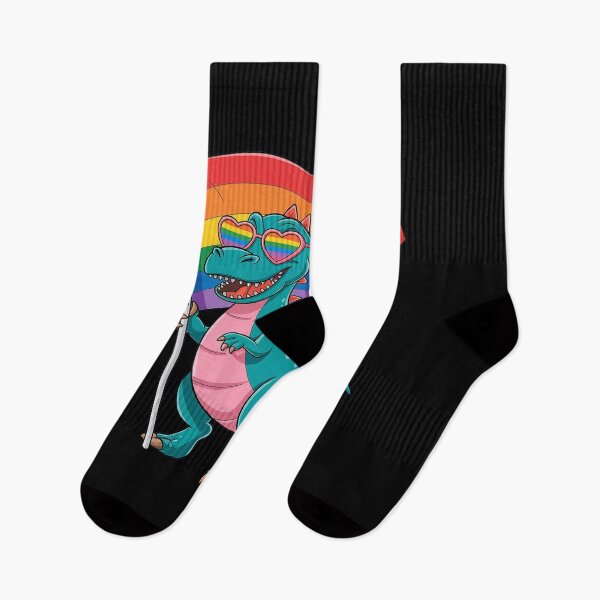 Item preview, LGBT Dinosaur LGBT Pride Month Rainbow Flag Lesbian Pride  designed and sold by angolinnArt.