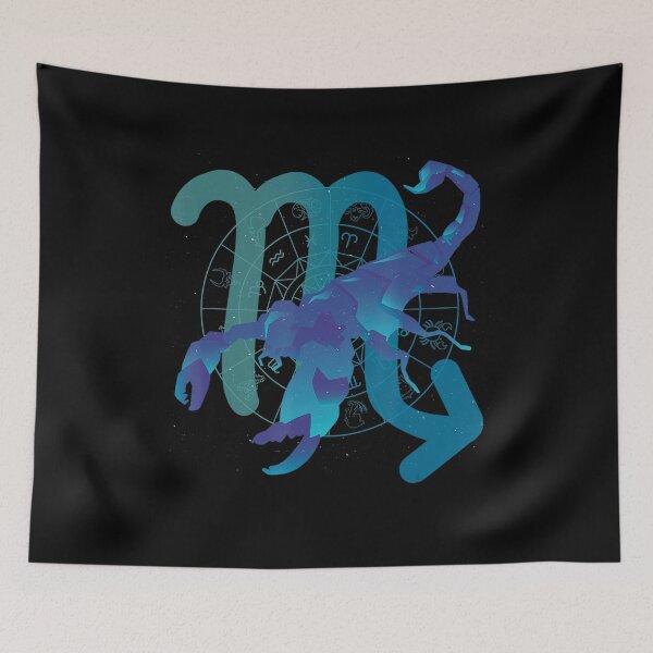 Item preview, Abstract Scorpio Zodiac Symbol Fluid Line Art Design designed and sold by MattieMMorales.