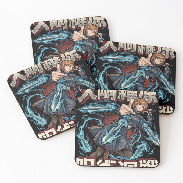 Item preview, Confident Brunette Sorceress Hammer Nails Straw Doll Resonance Fighter Inspired by Dark Anime Manga Fan Art Aesthetic designed and sold by Senpaiwaves.