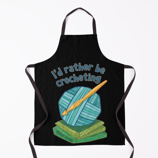 Item preview, Id Rather Be Crocheting Funny Crochet Lover Yarn designed and sold by LuminOrb.