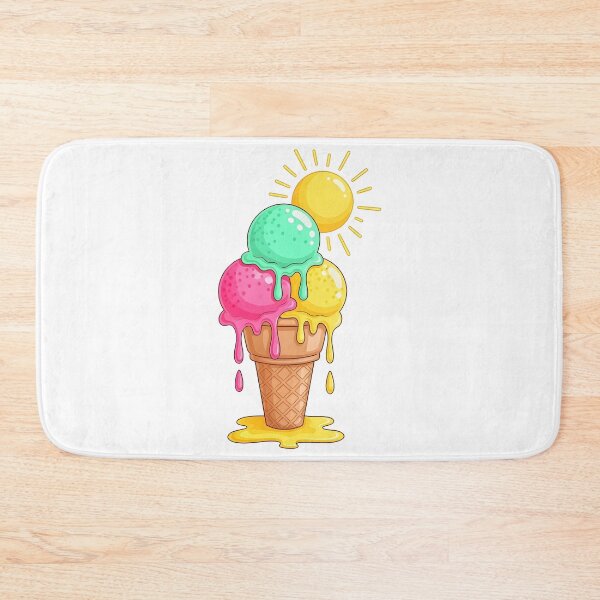 Item preview, Ice cream cone with three scoops designed and sold by Uglyandcute.