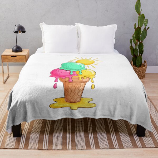 Item preview, Ice cream cone with three scoops designed and sold by Uglyandcute.
