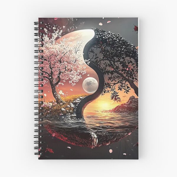 Item preview, Yin Yang Tree of Balance – Sakura and Dark Forest designed and sold by AmetistLight.
