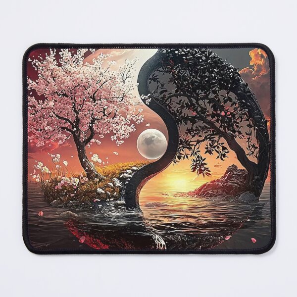 Item preview, Yin Yang Tree of Balance – Sakura and Dark Forest designed and sold by AmetistLight.