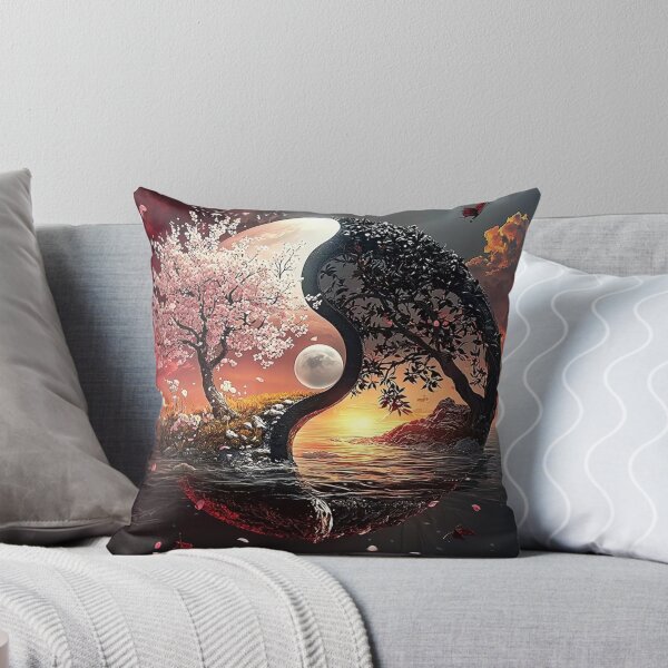 Item preview, Yin Yang Tree of Balance – Sakura and Dark Forest designed and sold by AmetistLight.
