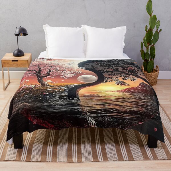Item preview, Yin Yang Tree of Balance – Sakura and Dark Forest designed and sold by AmetistLight.