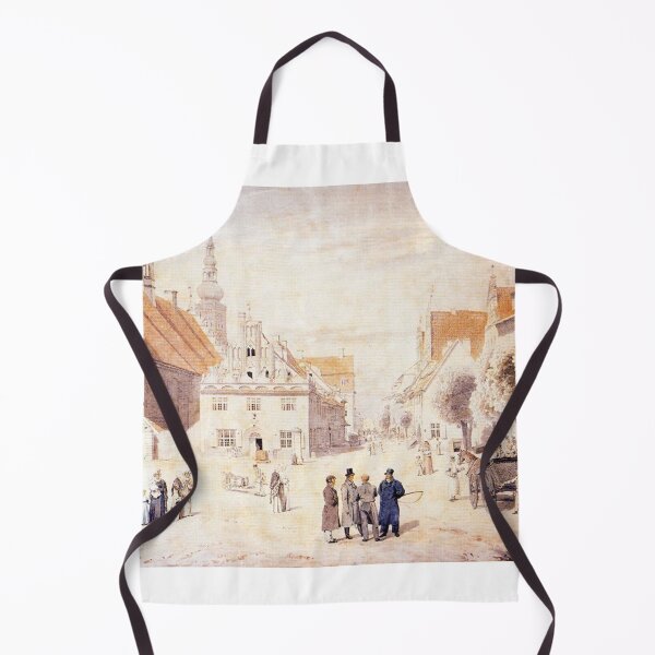 Item preview, The Marketplace of Greifswald with the Family Friedrich (c. 1818) – Caspar David Friedrich designed and sold by Art Outlaws.