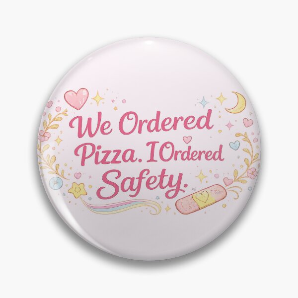 Item preview, We Ordered Pizza. I Ordered Safety. – Sleepover Diary Aesthetic | Cute Gluten Free Design designed and sold by My Gluten Free Life UK.