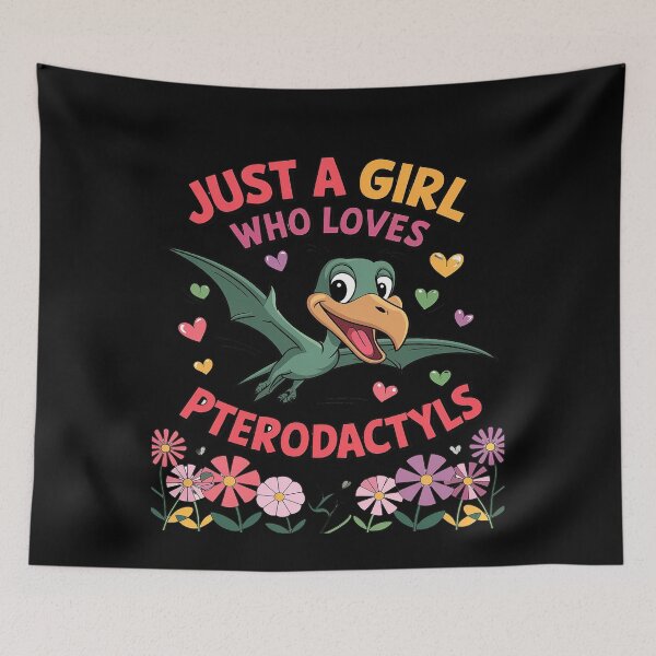 Item preview, Pterodactyls Dinosaur Bird Just A Girl Who Love Pterodactyls  designed and sold by joyouartArt.