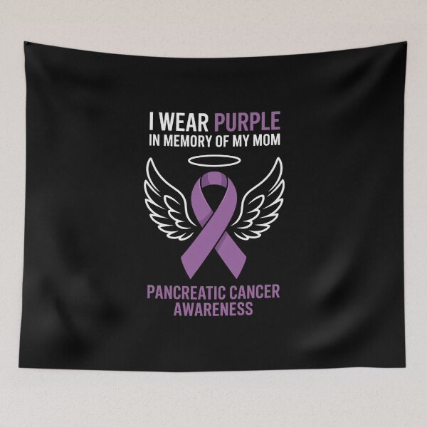 Item preview, Pancreatic Cancer I Wear Purple In Memory designed and sold by FaithAbbott.