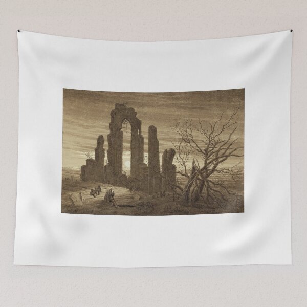 Item preview, Winter – Night – Old Age and Death (1803) – Caspar David Friedrich designed and sold by Art Outlaws.
