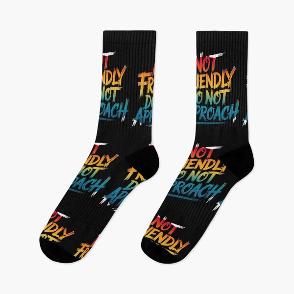 Item preview, Not friendly, do not approach. designed and sold by Simply Positive.