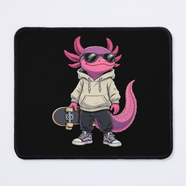 Item preview, Skater Axolotl – Effortless Cool Streetwear Illustration designed and sold by ColorSplash123.