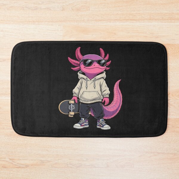 Item preview, Skater Axolotl – Effortless Cool Streetwear Illustration designed and sold by ColorSplash123.