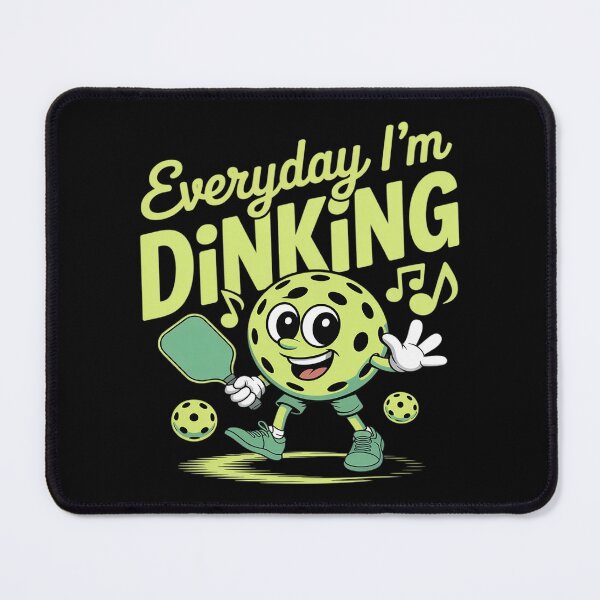 Item preview, Everyday I'm Dinking Pickleball Neon Cursive designed and sold by Slwankol.
