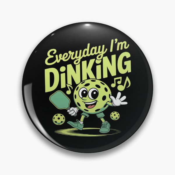 Item preview, Everyday I'm Dinking Pickleball Neon Cursive designed and sold by Slwankol.