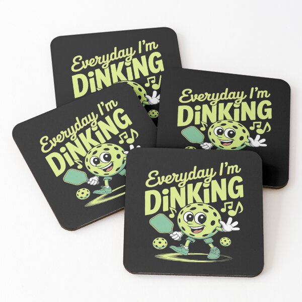 Item preview, Everyday I'm Dinking Pickleball Neon Cursive designed and sold by Slwankol.