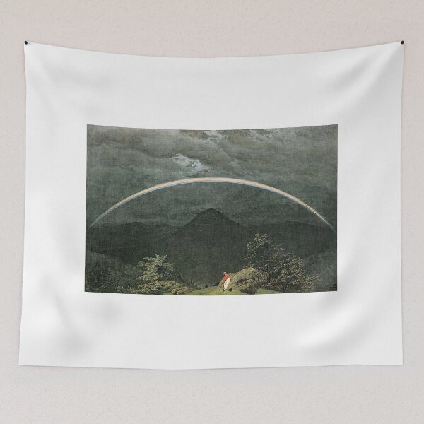 Item preview, Mountain Landscape with Rainbow (c. 1810) – Caspar David Friedrich | designed and sold by Art Outlaws.