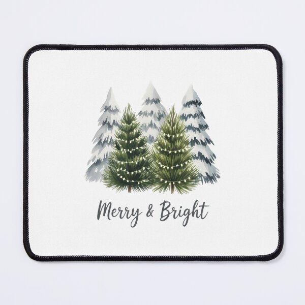 Item preview, Merry and Bright Christmas Tree Merry Christmas Trees, Holiday Christmas designed and sold by FaithAbbott.