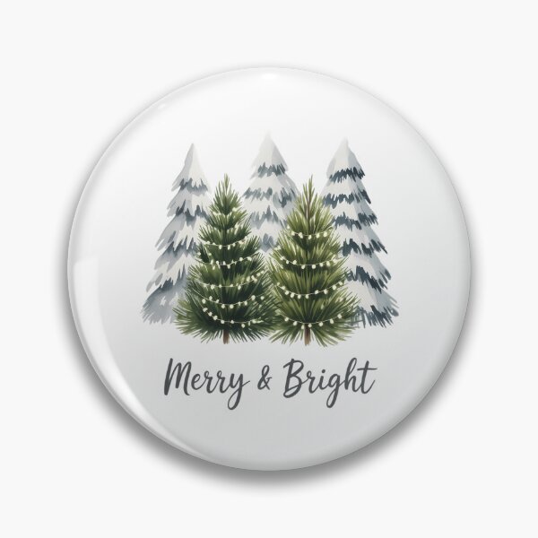 Item preview, Merry and Bright Christmas Tree Merry Christmas Trees, Holiday Christmas designed and sold by FaithAbbott.