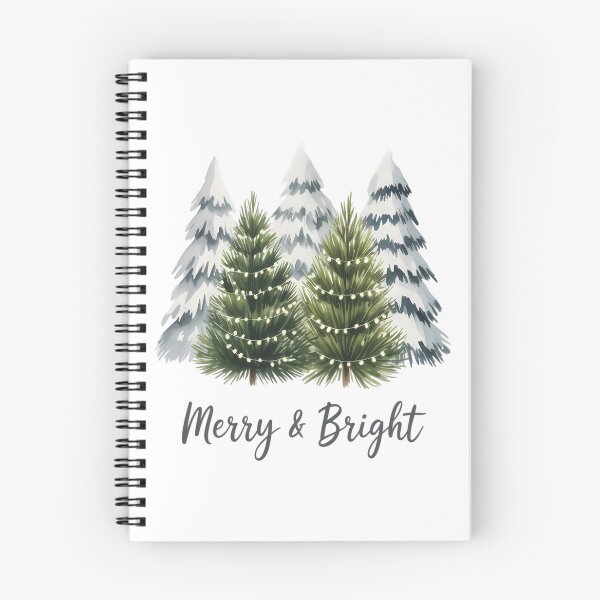 Item preview, Merry and Bright Christmas Tree Merry Christmas Trees, Holiday Christmas designed and sold by FaithAbbott.
