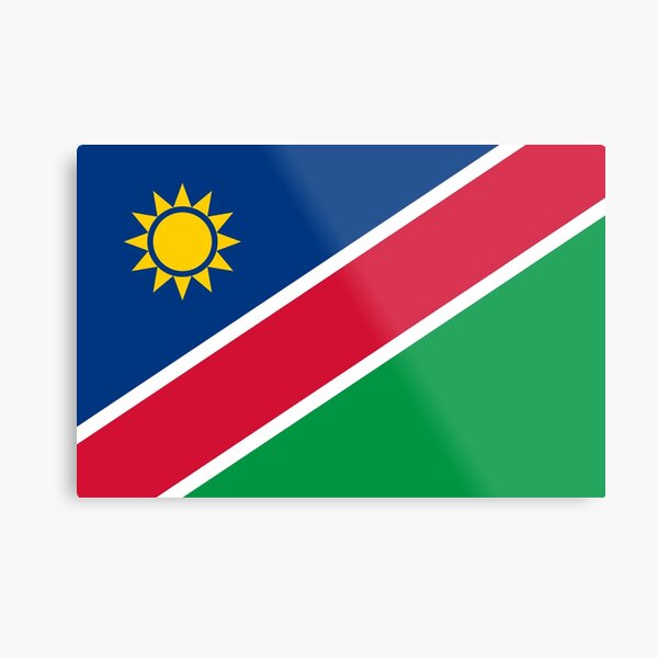 Namibia Flag- Show your love for Namibia! Metal Print