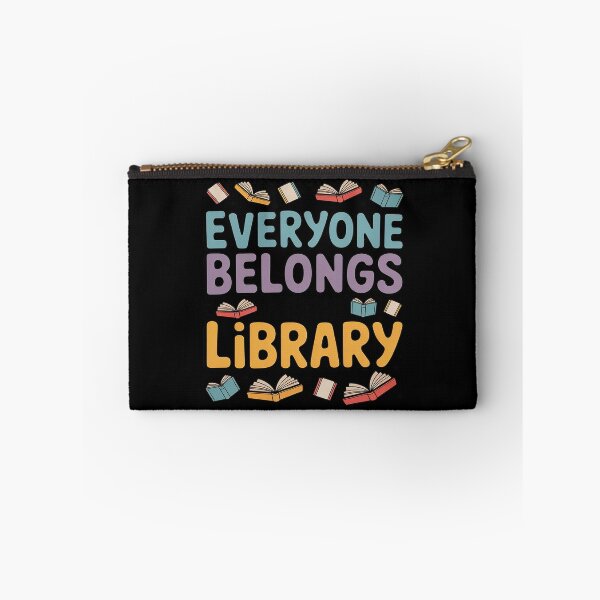 Item preview, Everyone Belongs At The Library Funny Nerd Bookworm designed and sold by Slwankol.