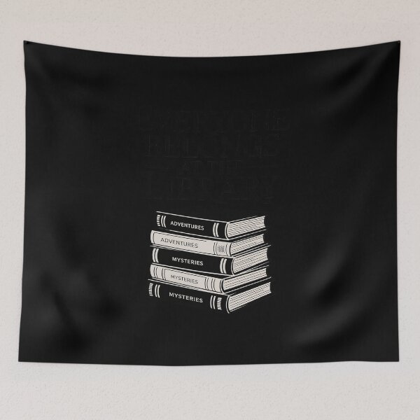 Item preview, Everyone Belongs At The Library designed and sold by Slwankol.