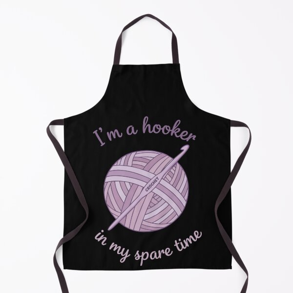 Item preview, Im A Hooker In My Spare Time Funny Crochet Lover designed and sold by LuminOrb.
