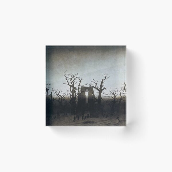 Item preview, Abbey among Oak Trees (1809–1810) – Caspar David Friedrich designed and sold by Art Outlaws.
