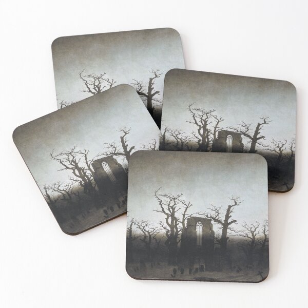 Item preview, Abbey among Oak Trees (1809–1810) – Caspar David Friedrich designed and sold by Art Outlaws.