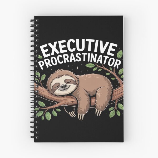Item preview, Executive Procrastinator Funny Jokes sloth executive designed and sold by Slwankol.