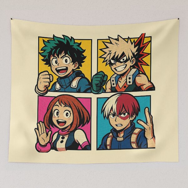 Item preview, Modern Hero Icons - Retro Pop Art Multi-Panel designed and sold by AnimeShin.