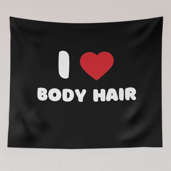 Aperçu de l'œuvre J'aime les poils du corps créée et vendue par Itsheartshop.