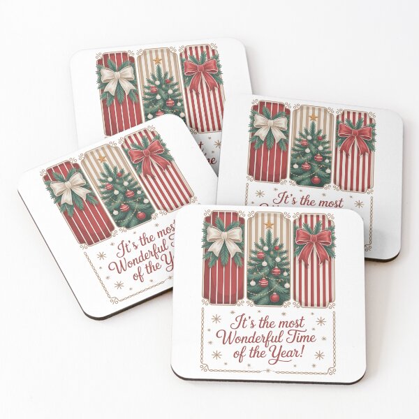 Item preview, Preppy Christmas It's the most wonderful time of the year Coquette Christmas designed and sold by FaithAbbott.