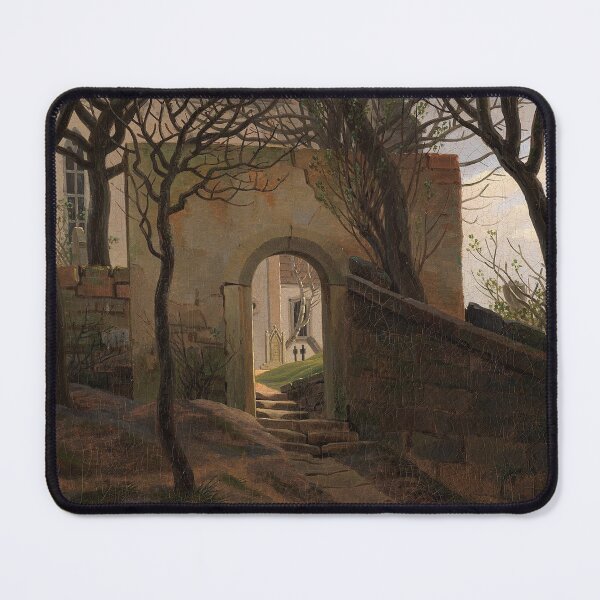 Item preview, Churchyard Gate (c. 1825) – Caspar David Friedrich designed and sold by Art Outlaws.