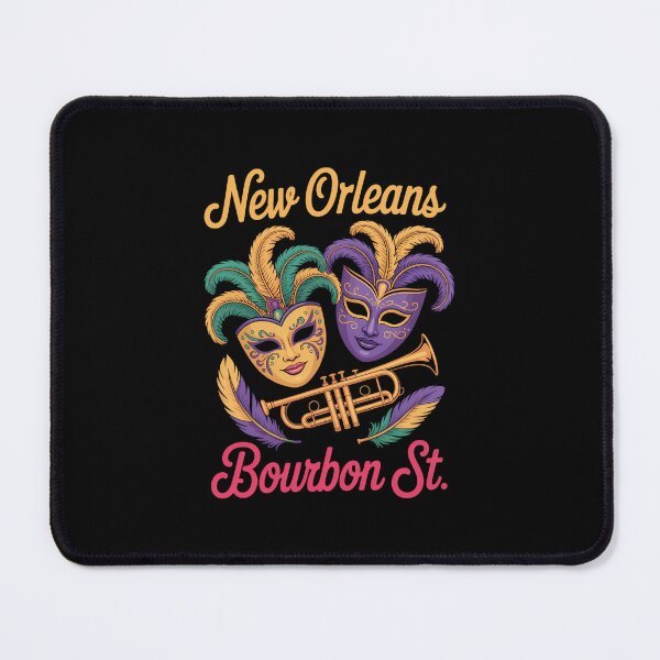 Item preview, French New Orleans Mardi Gras Souvenir Bourbon Street designed and sold by FaithAbbott.