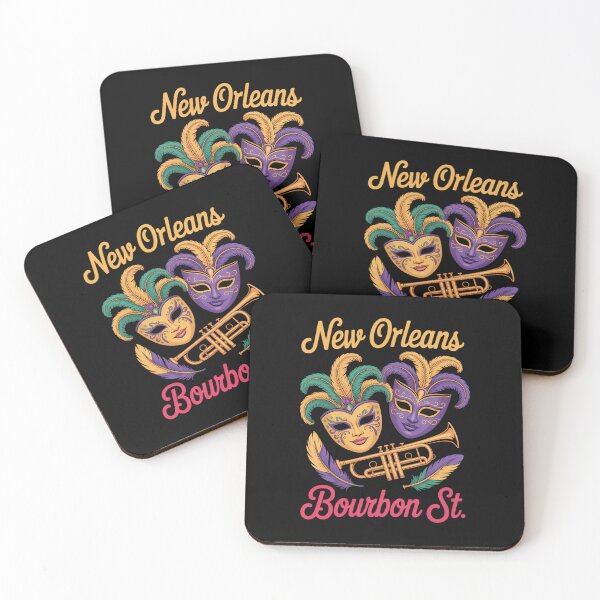 Item preview, French New Orleans Mardi Gras Souvenir Bourbon Street designed and sold by FaithAbbott.
