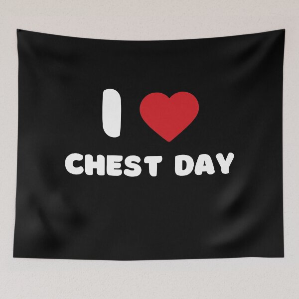 Item preview, I Love Chest Day designed and sold by Itsheartshop.