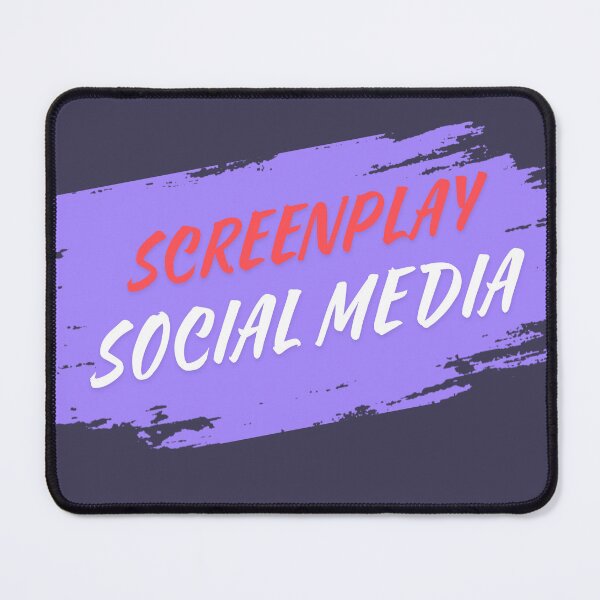 Item preview, Screenplay Social Media Funny Digital Life Quote Design designed and sold by NilofaDesigns.
