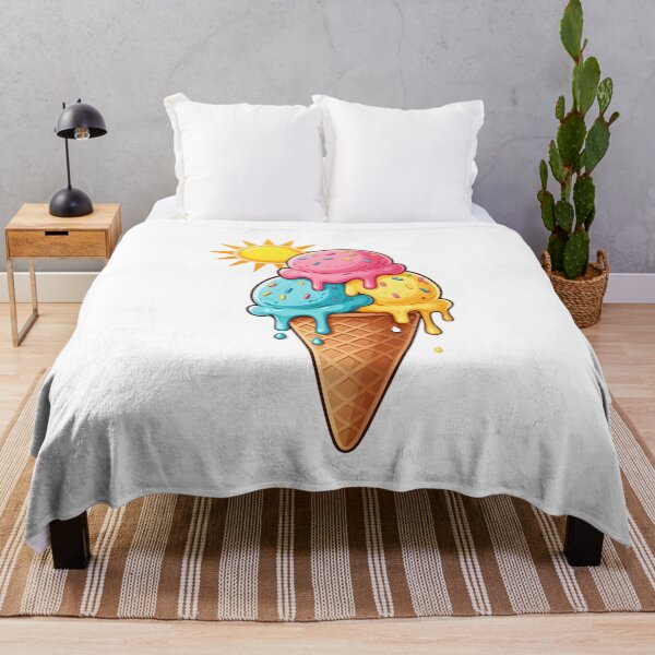 Item preview, Ice cream cone with three scoops designed and sold by Uglyandcute.