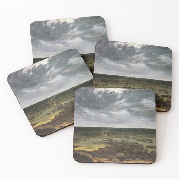 Item preview, Sea Coast at Moonlight (c. 1824) – Caspar David Friedrich designed and sold by Art Outlaws.