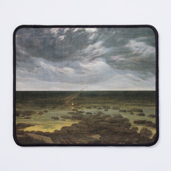 Item preview, Sea Coast at Moonlight (c. 1824) – Caspar David Friedrich designed and sold by Art Outlaws.