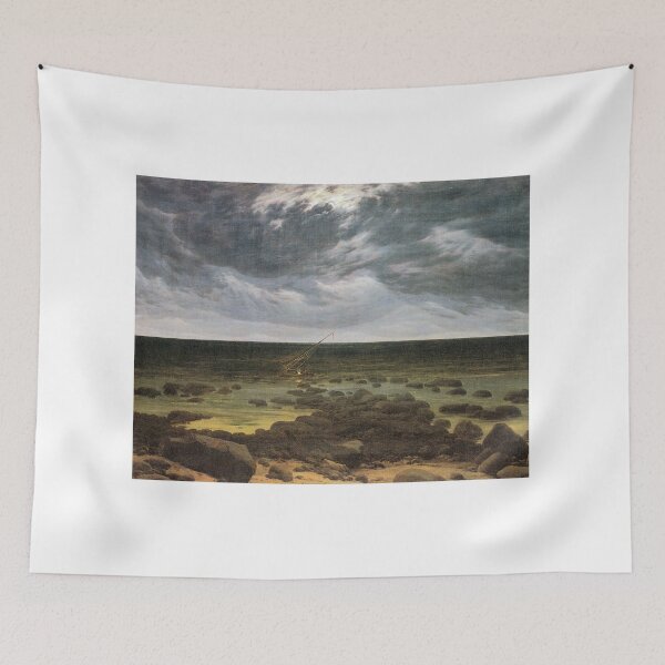 Item preview, Sea Coast at Moonlight (c. 1824) – Caspar David Friedrich designed and sold by Art Outlaws.