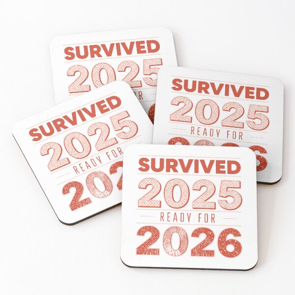 Item preview, Survived 2025 Ready for 2026 Vintage Typography designed and sold by DavidTeeStudio.