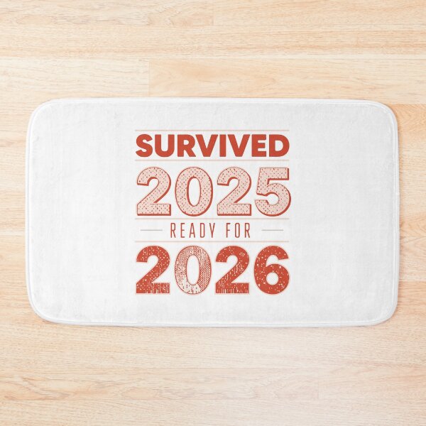 Item preview, Survived 2025 Ready for 2026 Vintage Typography designed and sold by DavidTeeStudio.