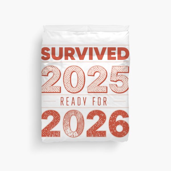 Item preview, Survived 2025 Ready for 2026 Vintage Typography designed and sold by DavidTeeStudio.