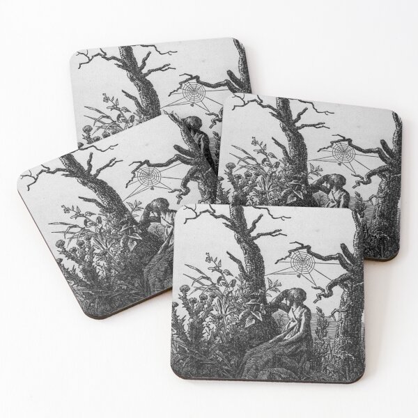 Item preview, Seated Woman with a Spider’s Web (c. 1805) – Caspar David Friedrich | designed and sold by Art Outlaws.